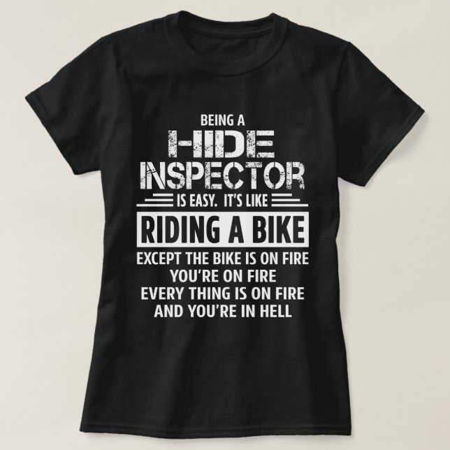 Inspektor ausblenden T-Shirt (Design vorne)