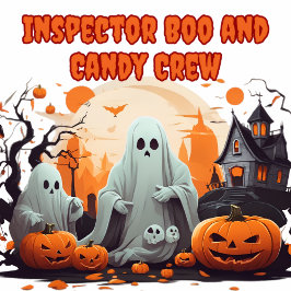 Inspektor Boo und Candy Crew Halloween T-Shirt