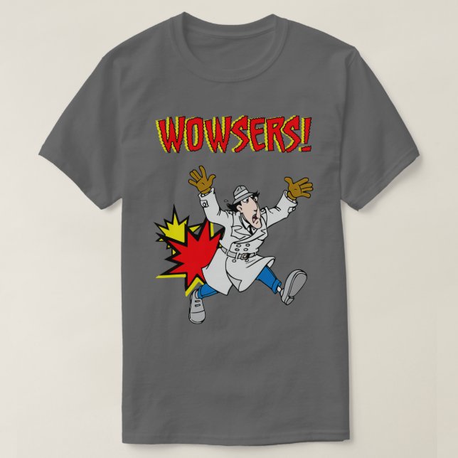 Inspektor Gadget Wowzers immer auf Duty Funny Humo T-Shirt (Design vorne)