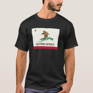 Inspir der kalifornischen Bärenflagge T-Shirt