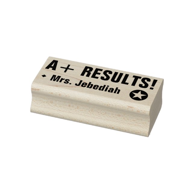 Inspiration "A+ ERGEBNISSE!" Tutor Rubber Briefmar Gummistempel (Stempel)