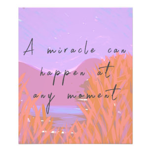 Inspiration Art Miracle Message Fotodruck
