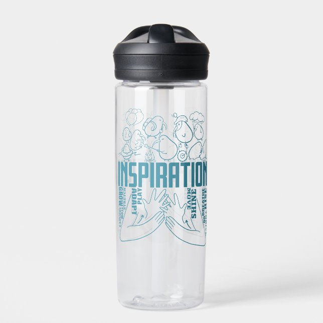 Inspiration - ASL-Design Trinkflasche (Vorderseite)