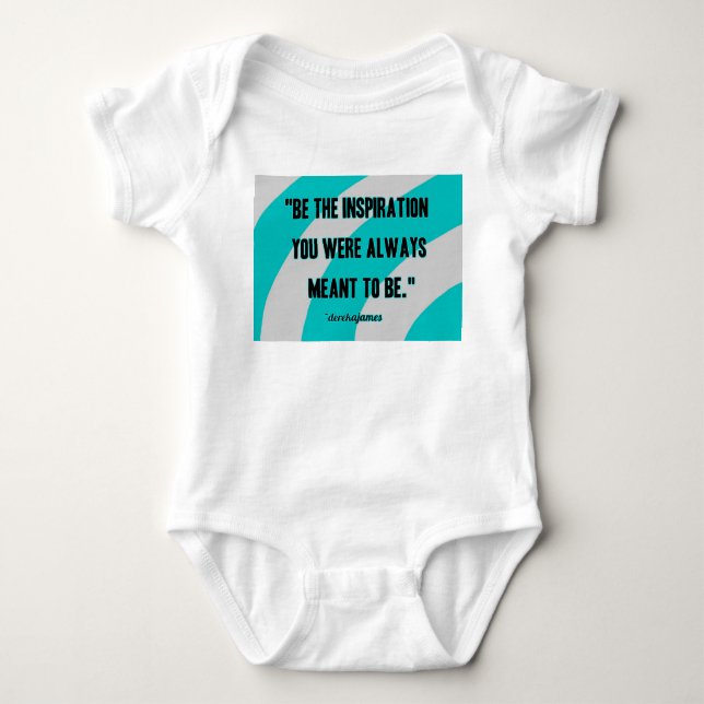 Inspiration Baby Jersey Bodysuit Strampler (Vorderseite)