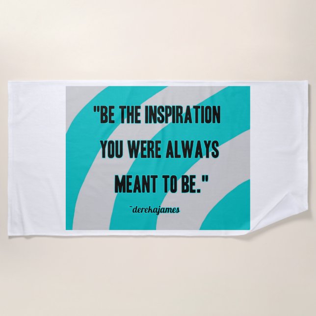 Inspiration Beach Handtuch (Vorderseite)