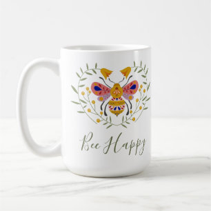Inspiration Bee Happy Kaffeetasse