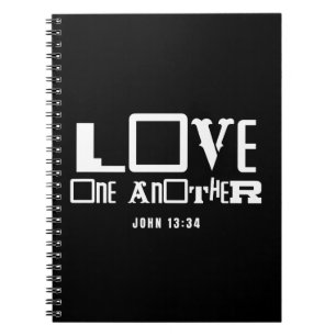 Inspiration Bible Quote Liebe Notizblock