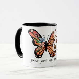 Inspiration Butterfly Sublimation Tasse