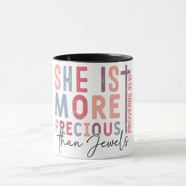 Inspiration Christlich Bibel Verse Kaffee Tasse (Zentrum)
