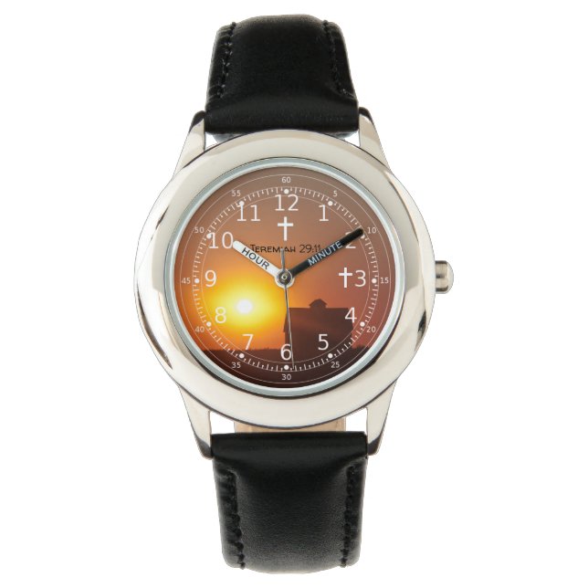 Inspiration Christlich Bibelverse Armbanduhr (Vorderseite)