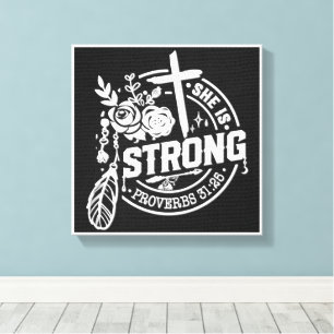 Inspiration Christlich Bibelverse Leinwanddruck