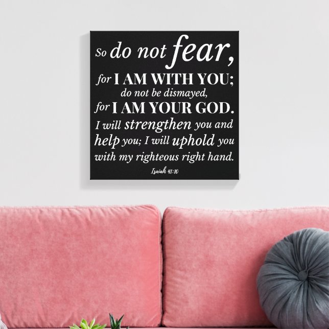Inspiration Christlich Bibelverse Leinwanddruck (Insitu (Wohnzimmer))