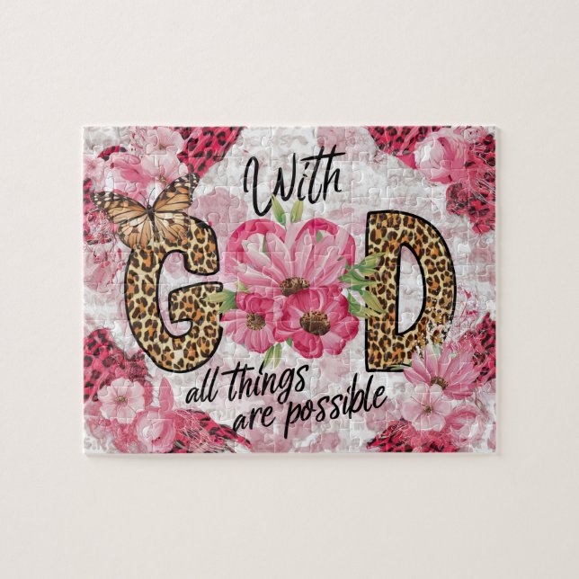 Inspiration Christlich Bibelverse Puzzle (Horizontal)