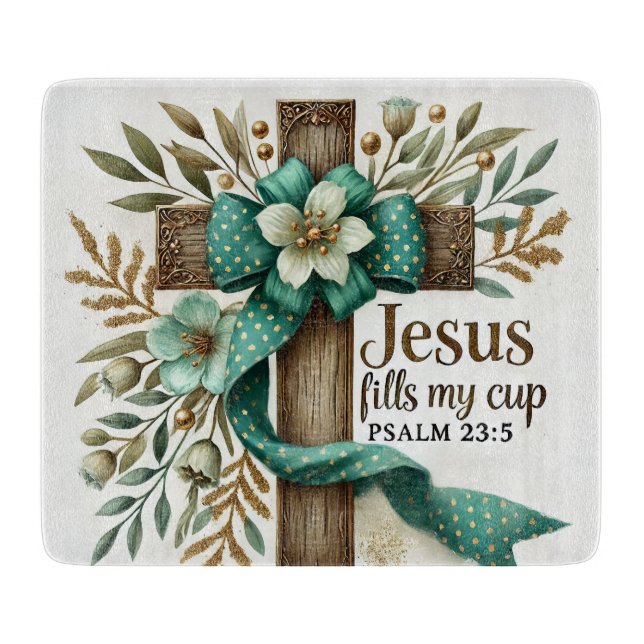 Inspiration Christlich Bibelverse Schneidebrett (Vorderseite)