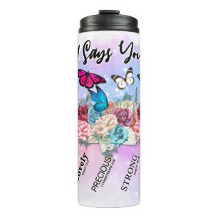 Inspiration Christlich Bibelverse Thermosbecher