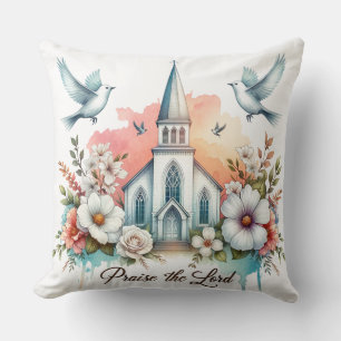 Inspiration Christlich Lob der Herr Kissen