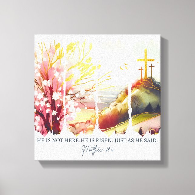 Inspiration Christlich Oster Leinwanddruck (Vorderseite)