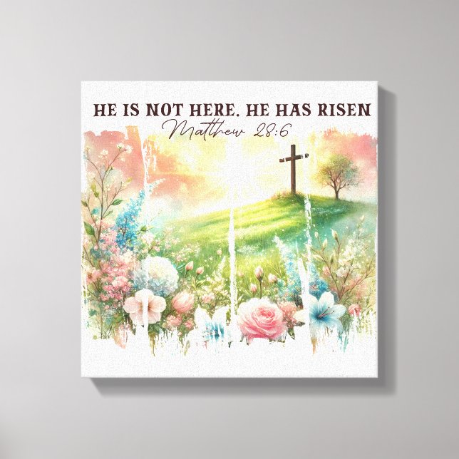 Inspiration Christlich Oster Leinwanddruck (Vorderseite)