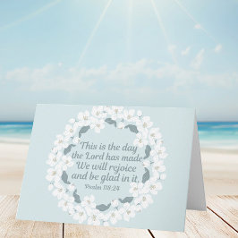 Inspiration Christlich Psalm 118:24 Freude Karte