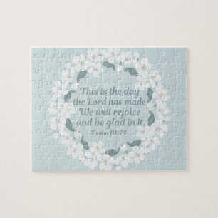 Inspiration Christlich Psalm 118:24 Freude Puzzle