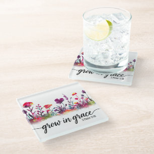 Inspiration Christliche Bibel Verse/Schrift Glasuntersetzer