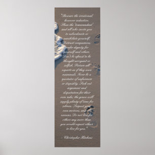 Inspiration Christopher Hitchens Badezimmer Poster