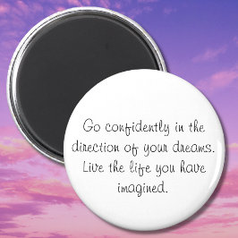 Inspiration Confidence zitiert Magnete Geschenke