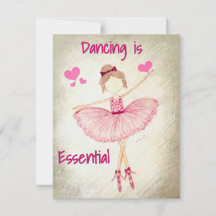 Inspiration Dancer Ballet Card Personalisieren