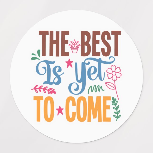Inspiration - Das Beste ist noch nicht da Etiketten (Design 3)