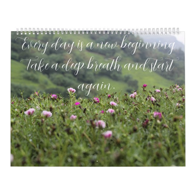 Inspiration der Natur: Ein Jahr der Motivation nac Kalender (Titelbild)