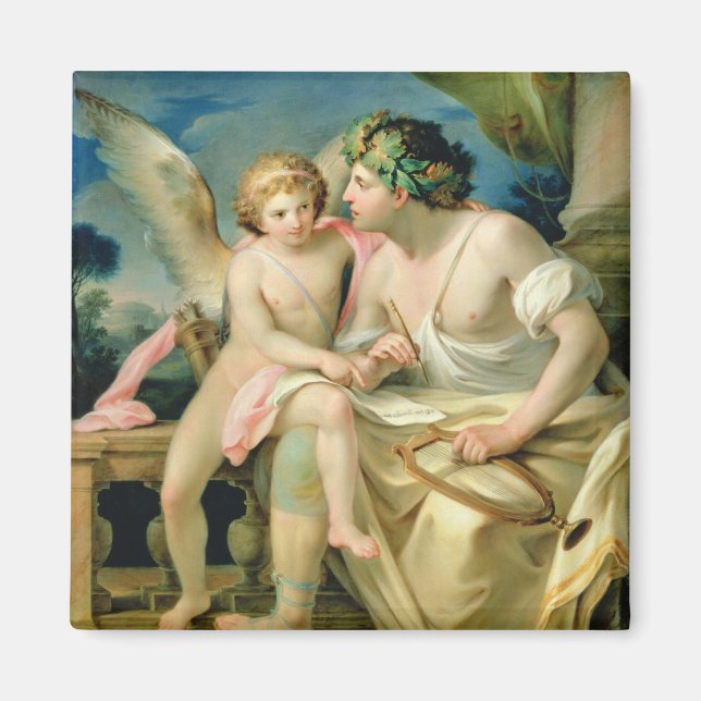 Inspiration des Dichters, 1785 Magnet (Vorne)