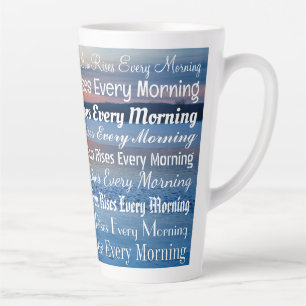 Inspiration "Die Sonne steigt jeden Morgen" Foto Milchtasse