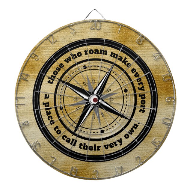 Inspiration diejenigen, die Roam ... Dartscheibe (vorne)