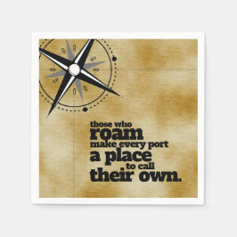 Inspiration diejenigen, die Roam ... Serviette