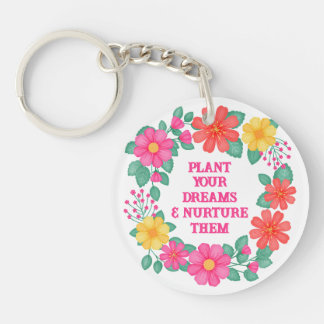 Inspiration Erstellen Sie Ihre eigene Blumenmonogr Schlüsselanhänger