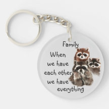 Inspiration Family Quote Fun Raccoon Custom