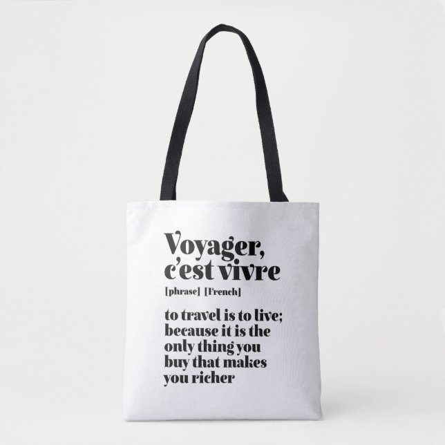 Inspiration Französisch Reise Voyager C'est Vivre (Vorderseite)