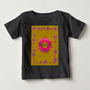 Inspiration Frieden mit Ihnen Vector Design Art Baby T-shirt