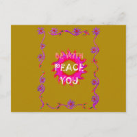 Inspiration Frieden mit Ihnen Vector Design Art