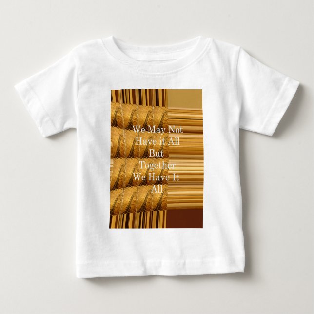 Inspiration für afrikanische Wildtiergestaltung Baby T-shirt (Vorderseite)