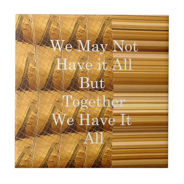 Inspiration für afrikanische Wildtiergestaltung Fliese (Vorderseite)