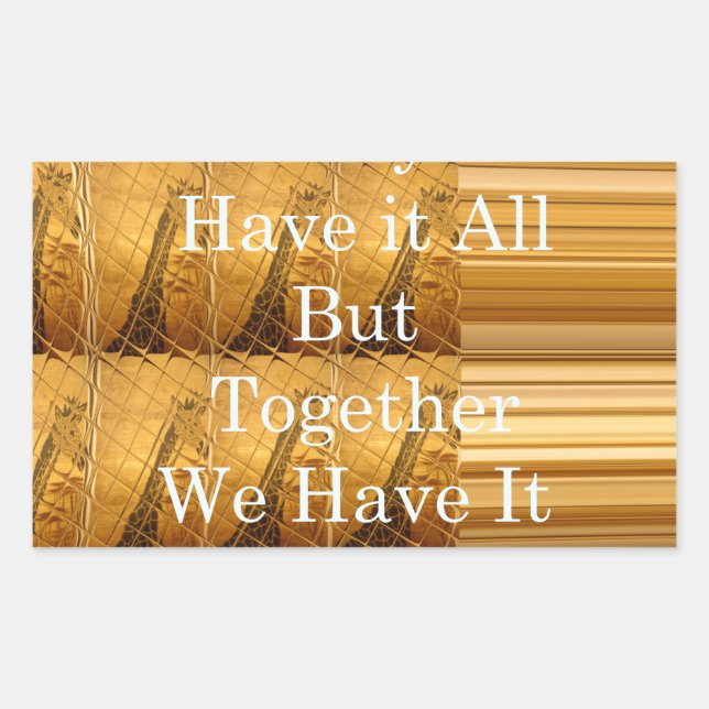 Inspiration für afrikanische Wildtiergestaltung Rechteckiger Aufkleber (Vorderseite)