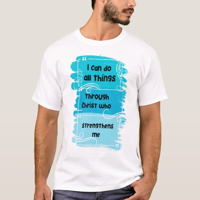 Inspiration für Christliches Zitat - Philippinen T-Shirt (Vorderseite)