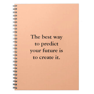 Inspiration für das Motivierend Notebook der Zukun Notizblock