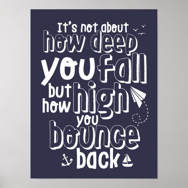 Inspiration für das Zitat-Poster Poster (Vorne)