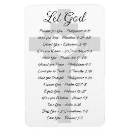 Inspiration für die Gottesschrift gelassen Magnet