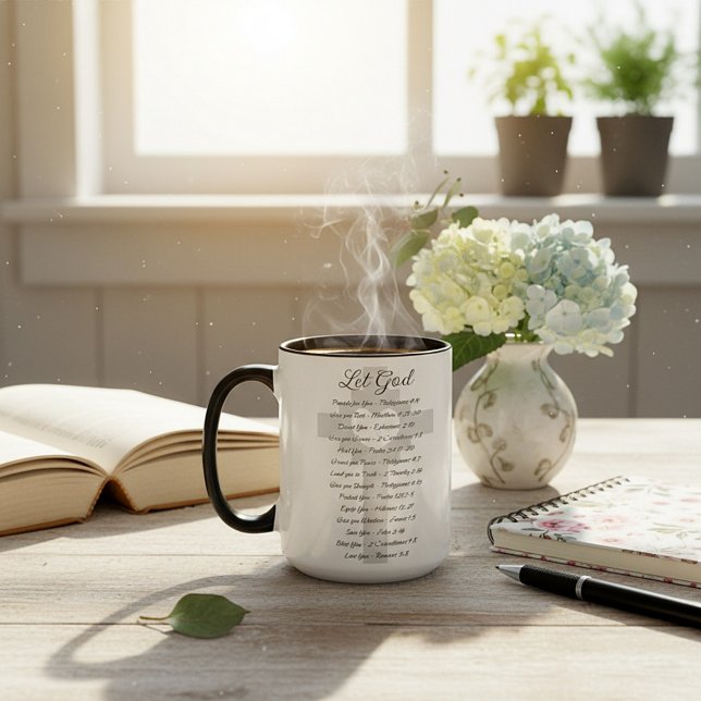 Inspiration für die Gottesschrift gelassen Tasse (Von Creator hochgeladen)
