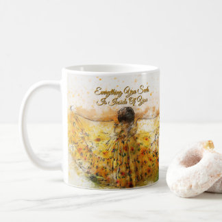 Inspiration für die strahlende innere Stärke Kaffeetasse