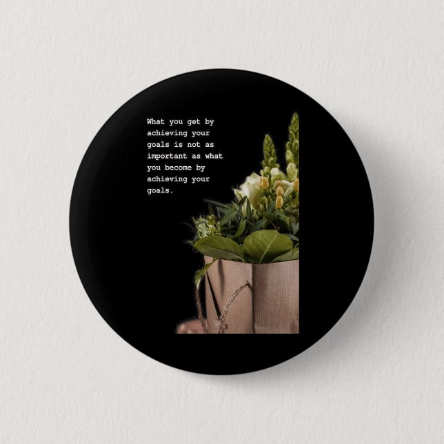 Inspiration für die wandelnde Reise Kunst Button (Vorderseite)