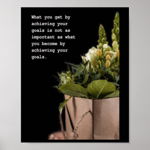 Inspiration für die wandelnde Reise Kunst Poster